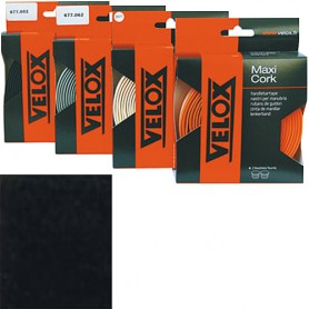 Handlebar Tape Velox-Maxi Cork black, box with plugs