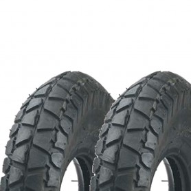 2x Impac tire 260x85 / 300-4 IS311 4PR 260x85 / 300-4 grey Block