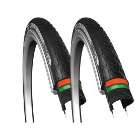 2x CST tire Platinum Protector 47-622 28" E-25 EPS+LDP wired Reflex black