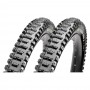 2x Maxxis tire Minion DHR II 58-622 29" TLR E-25 EXO folding 3C MaxxTerra black