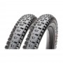 2x Maxxis tire HighRoller II+ 71-584 27.5" TLR E-25 EXO folding Dual black