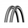 2x Michelin tire Protek Max 40-622 28" Performance E-25 5mm wired Reflex black