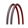 2x Reifen Michelin Dynamic Sport Draht 28" 700x23 23-622 rot