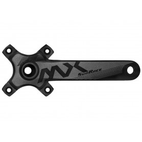 SunRace Crankset FCMX00, BCD 96mm 1-speed 175mm with inner bearing (BBM97) without chainring