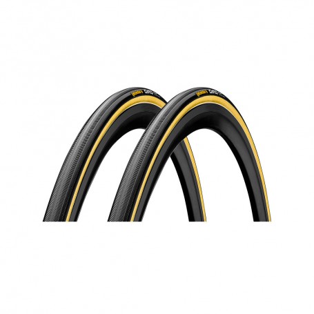 2x Continental 22 x 28" Giro Tubular tyre,black-transparent
