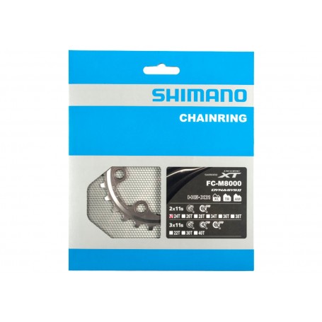 Shimano Chainring FC-M8000 XT 2-speed 28 teeth (BD) for 38-28 teeth PCD 64mm
