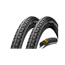 2x Continental RIDE Tour bicycle tyre | 28" | 28 x 1.10 |28-622 | wired, black
