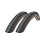 2x Schwalbe 50-622 Fat Frank bicycle tyre 28/29 x 2.00 wired, black/coffee