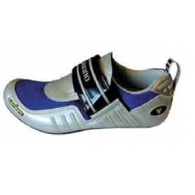 Shimano Race bike shoes SPD SL SH-TR01 size 36 silver blue SOPO
