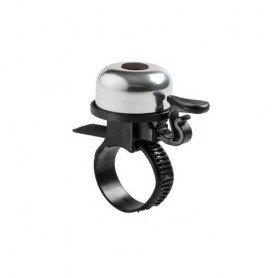 MIRRYCLE 'ADJUSTABELL' 2 silber Mini-Glocke für Lenker mit 21-33 mm