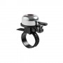 MIRRYCLE 'ADJUSTABELL' 2 silber Mini-Glocke für Lenker mit 21-33 mm