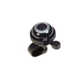 CAT EYE Glocke PB-600 "Super Mini-Bell" schwarz, Zahnrad-Mechanik, LD bis 24mm