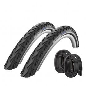 2x Schwalbe Land Cruiser Bike tire 24 26 28 inch with / without tube