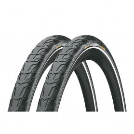 2x Continental tire RIDE City 42-622 28" E-25 wired Reflex black