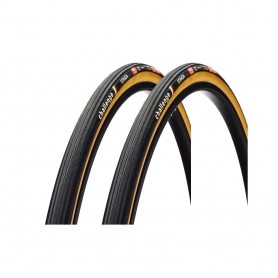 2x Challenge tire Strada Pro 25-622 28" Handmade Tubular PPS black classic