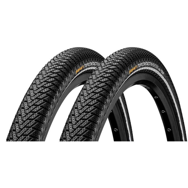søster sy Modtager maskine 2x Continental tire Top CONTACT Winter II Premium 42-622 28" E-50 folding  Reflex