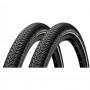 2x Continental tire Top CONTACT Winter II Premium 42-622 28" E-50 folding Reflex