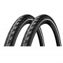 2x Continental tire CONTACT 47-622 28" E-25 SafetySystem wired Reflex black
