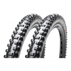 2x Maxxis tire Shorty 61-559 26" Downhill wired SuperTacky black