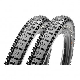 2x Maxxis tire HighRoller II 61-559 26" E-25 Downhill wired SuperTacky black