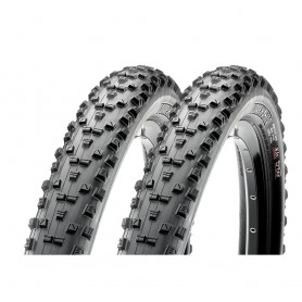 2x Maxxis tire Forekaster 60-584 27.5" TLR E-25 EXO folding Dual black
