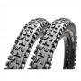 2x Maxxis tire Minion DHF 61-584 27.5" E-25 Downhill wired 3C MaxxGrip black