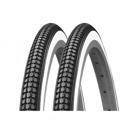 2x Kenda tire K-103 32-630 27" wired black white