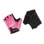 XLC Kinderhandschuhe CG-S08 Princess schwarz pink mit Motiv