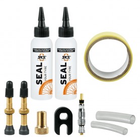 SKS Tubeless kit 25mm Rim Tape +2x Sealant milk 125ml + Extras