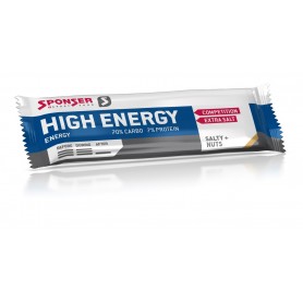 Sponser High Energy Bar content 30 x 45g aroma Salty + Nuts
