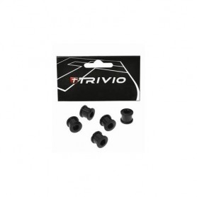 TRIVIO Chainring Bolt Set Road 9.9x7.05 black anodized - 5 PC.