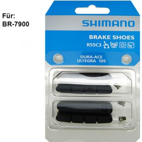 Shimano Bremsbeläge R55C3 Dura-Ace 7900 für Alufelge schwarz 2 Paar
