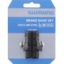 Shimano brake shoes R55C3 Cartridge for BR-6700, gray, pair