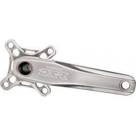 Shimano Crankset DXR FC-MX71, without chainring, 180 mm, silver