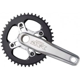Shimano Crankset DXR FC-MX71, without chainring, 175 mm, silver