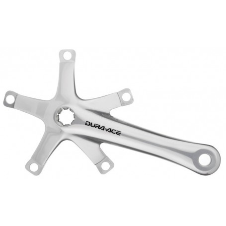 Shimano Crankset DURA-ACE TRACK FC-7710, without chainring, 170 mm, silver