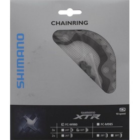 Shimano Chainring XTR FC-M980 3-speed 32 teeth incl. screws PCD 104mm
