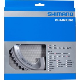 Shimano Chainring 105 FC-5800, 50 teeth, 110 mm, silver