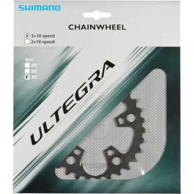 Shimano Chainring ULTEGRA FC-6703, 30 teeth, 92 mm, gray