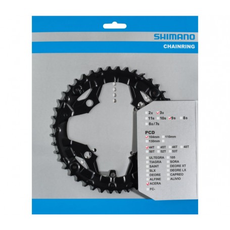 Shimano Chainring ACERA FC-T3010, 44 teeth, 104 mm, black