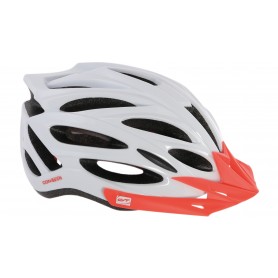 Contec MTB helmet Rok.23 white neon red size M 55-58 cm