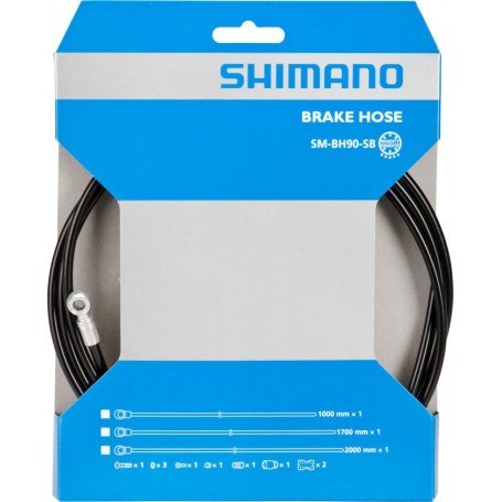 Shimano Bremsleitung SM-BH90-SB, 2000 mm, schwarz