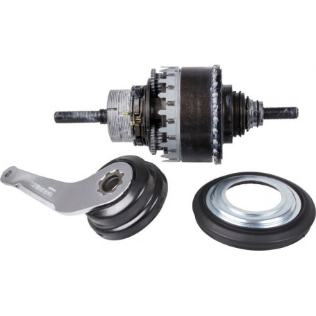 Shimano gearbox unit, 184 mm, m. Bremsarm & dust cap A&C, for SG-8C31