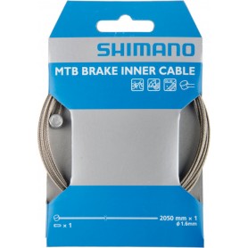 Shimano Brake cable MTB stainless, rear / front, 2050 mm, 1 piece