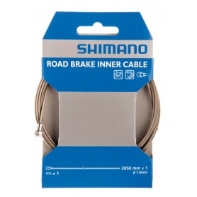 Shimano Brake cable Road stainless, rear / front, 2050 mm, 1 piece