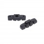 2x replacement brake pads suitable for Magura hydraulic rim brake black