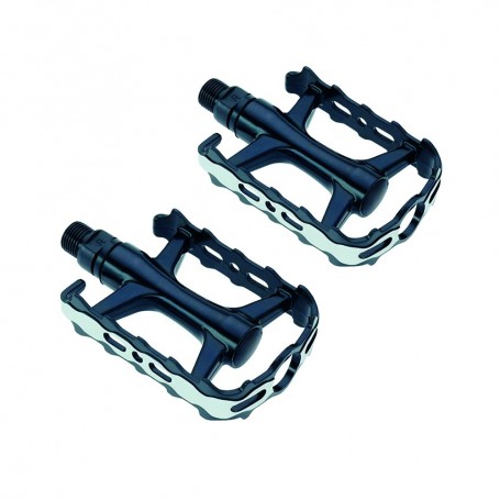 Pedale MTB Standard pedal with steel cage Aluminium silver black