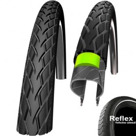 Schwalbe tire Marathon 23-622 28" E-25 GreenGuard wired Addix Reflex black