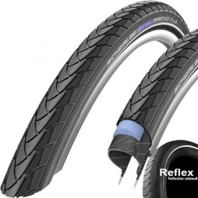 Schwalbe tire Marathon Plus 25-622 28" E-25 wired Addix Reflex black
