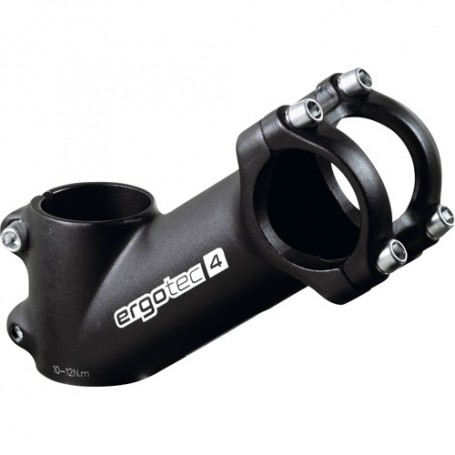 Ergotec  Adjustable Bike Bicycle Stem 28.6 x 80mm handlebar clamp 25.4 mm Black 